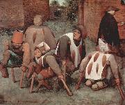 Pieter Bruegel the Elder Die Kruppel oil